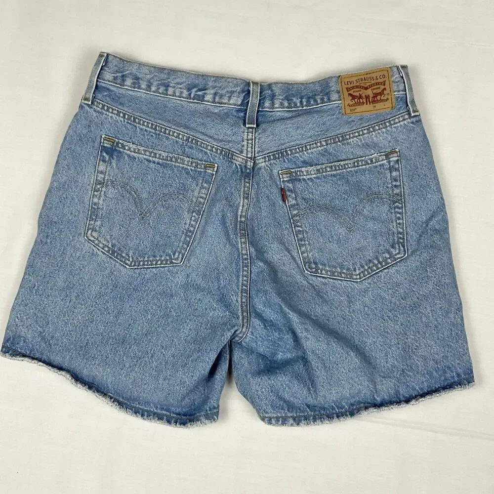 Levis 501 Jean Shorts Mens Sz 33 Original Hemmed 9